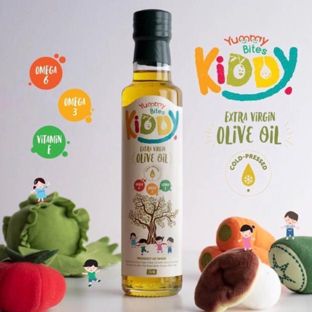 Gambar Yummy bites kiddy evoo - minyak zaitun mpasi | lemak tambahan mpasi dari Syaa Ols undefined Tokopedia