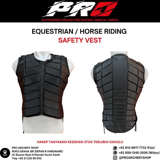 Gambar [FREE ONGKIR][READY] HORSE RIDING / EQUESTRIAN SAFETY VEST ADULT / ROMPI BERKUDA DEWASA [SALE] - S dari sugibusana undefined Tokopedia