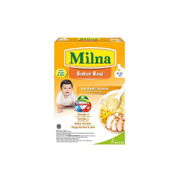 Gambar MILNA BUBUR BAYI REGULER 8+ - Sup Ayam jagung dari LittleMoon Baby &amp; Kids Store Rungkut undefined Tokopedia