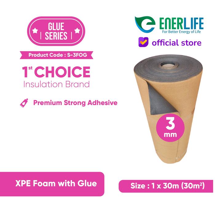 Gambar ALUMINIUM FOIL ATAP BUSA 3mm Stiker Peredam Panas dan Suara - S-3FOG dari Enerlife Insulation undefined Tokopedia