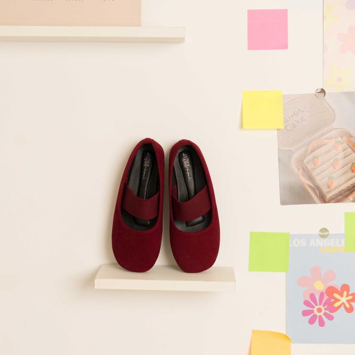 Gambar Sujin Shoes Made by ENHA x Maryam Nurul (Sepatu Korea) - Maroon, 37 dari madebyenha undefined Tokopedia