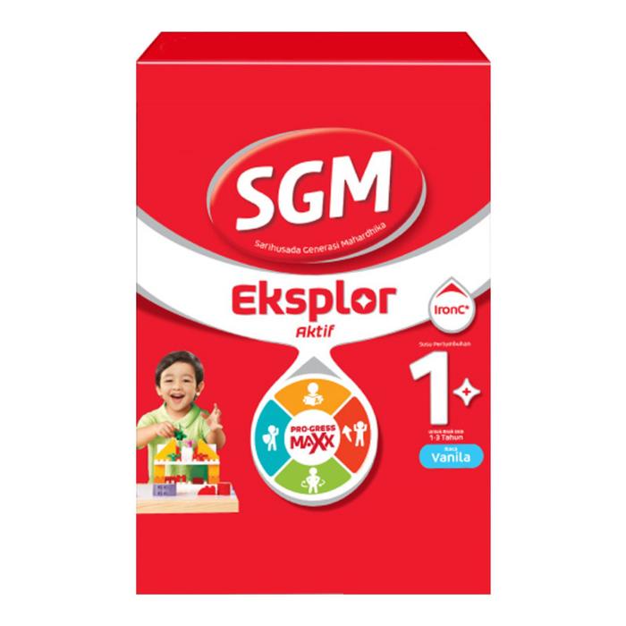 Gambar SGM Eksplor 1+ dengan IronC Susu formula anak 1-3 tahun 600gr - Vanila dari lovataku undefined Tokopedia