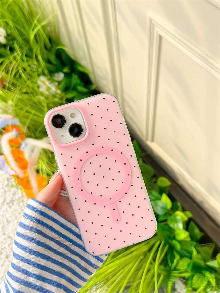 Gambar HI5 Casing Candy Dotted Magsafe IPHONE - Merah Muda, 13 dari Hi5 High Five undefined Tokopedia