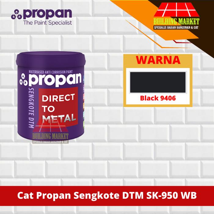 Gambar Cat Besi Seng Metal Galvanis Propan Sengkote SK-950 WB 1 KG Water Based Anti Karat Spandek Bondek Baja Ringan Aluminium Paket - Black dari Building Market New undefined Tokopedia