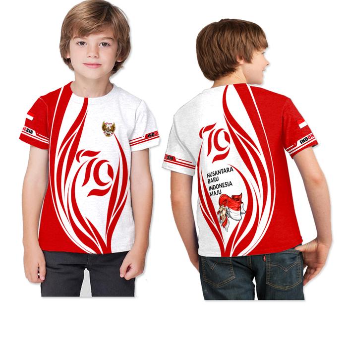 Gambar jersey kemerdekaan indonesia hut ri ke 79 indonesia merdeka 17 agustus 2024 dirgahayu hut ri ke 79 full print - ANAK, XL dari Aywunaz Custom undefined Tokopedia
