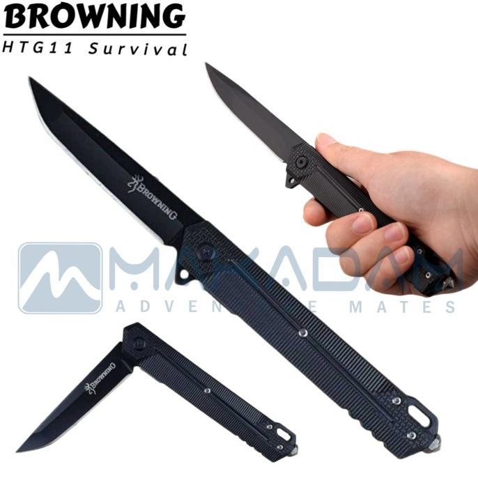Gambar PISAU SAKU LIPAT STAINLESS POCKET KNIFE BROWNING AMINAIFU SURVIVAL - HTG11 dari HOSHEA SPORT undefined Tokopedia