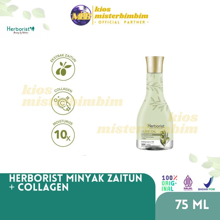 Gambar Herborist Minyak Zaitun 75ML 150ML / Perawatan Tubuh Melembabkan - +Collagen75ML dari Kios Misterbimbim undefined Tokopedia