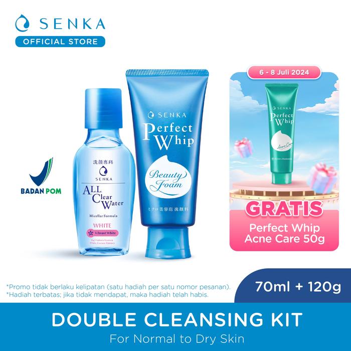 Gambar SENKA Double Cleansing Kit - Perfect Whip U 120gr dari Senka by FineToday undefined Tokopedia