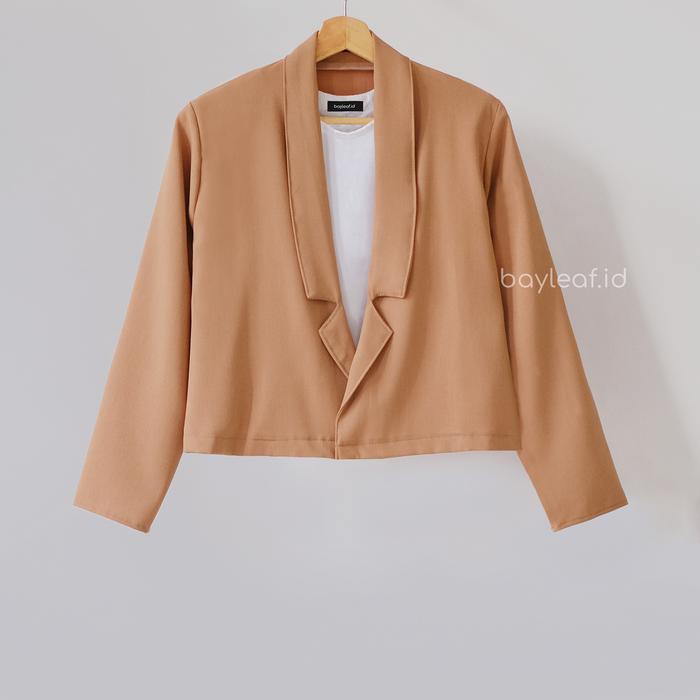 Gambar Bayleaf.id Vior Basic Blazer / Blazer Formal Casual Wanita Basic / Blazer Kantor - EMORA BROWN, XS dari bayleaf.id undefined Tokopedia