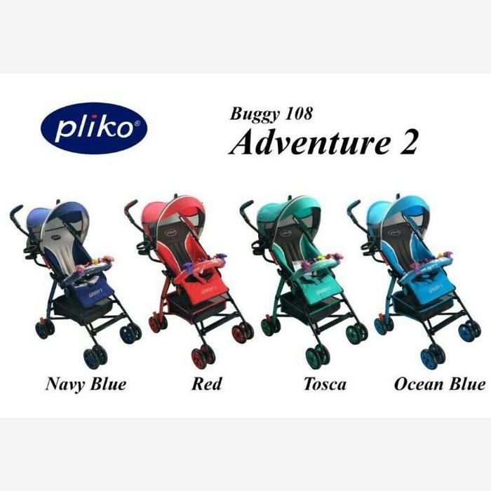 Gambar Pliko Adventure 2 Buggy Baby Strollers Stoller Stroler Kereta Dorong Bayi dari Vins Toysz undefined Tokopedia