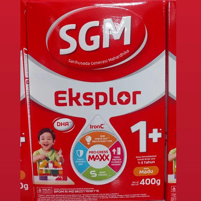 Gambar SGM EKSPLOR 1+ 3+ 5+ / 400Gr - 1+ 400 Vanila dari Rizkishop0202 undefined Tokopedia
