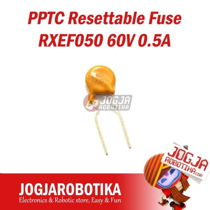 Gambar Self Recovery Fuse PPTC Resettable Fuse RXEF050 JK60-050 60V 0.5A - 72V 0.5A dari Jogjarobotika undefined 3 Tokopedia