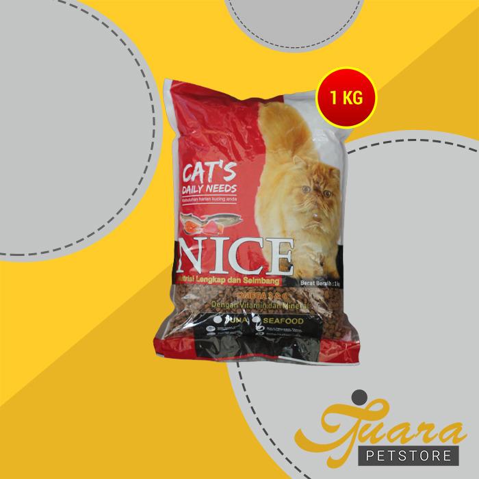 Gambar Makanan Kucing Nice Cat 1 Kg / NiceCat 1kg / Nice Cat Repack - FRSHPCKTUNA 800 dari Juara Petstore undefined 4 Tokopedia