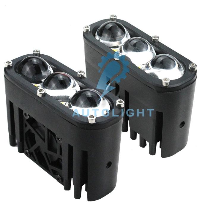 Gambar Lampu Tembak 3 mata mini projie mini laser 3 mata auto light 120W/Pasang U22 U Premium Series - KUNING / PUTIH dari AutoLightt undefined Tokopedia