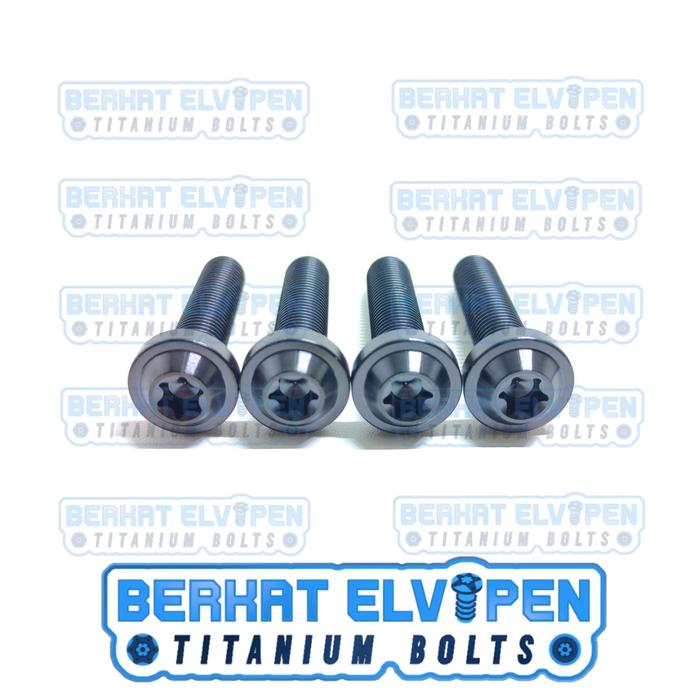 Gambar Baut Titanium Segitiga Shockbreaker Depan Beat Scoopy Vario PCX - Black dari Berkat_Elvipen undefined Tokopedia