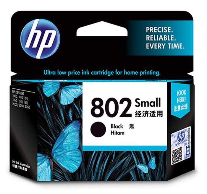 Gambar Tinta Printer Hp 802 Small Tri Color Inkjet Original Cartridge - Black dari BintangRayaKomputer undefined Tokopedia