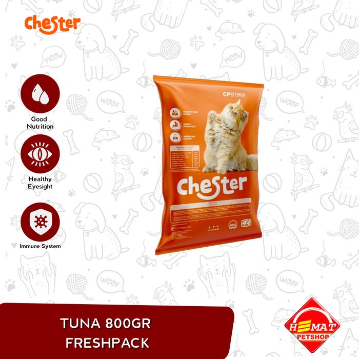 Gambar Chester Cat Food Adult Makanan Kucing Dewasa Tuna 1 Kg - FRSHPCKTUNA 800 dari Petshop Hemat Pet Shop undefined Tokopedia
