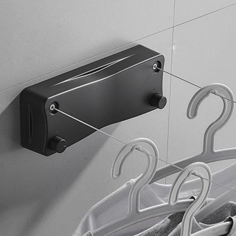 Gambar Jemuran Baju Portable Clothesline Foldable Indoor Outdoor Premium - 2 Tali Jemuran dari Triple W Official undefined Tokopedia