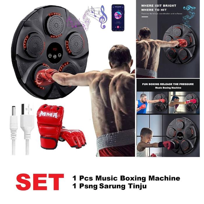Gambar MACHINE MUSIC BOXING SAMSAK MUSIC DINDING FREE SARUNG TINJU - segi 4 dari PECAH KONGSI 88 undefined Tokopedia