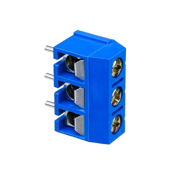 Gambar Terminal Block Biru 3pin Screw Connector pitch 5.0mm 250V 16A - Biru dari Rajacell Bekasi undefined Tokopedia