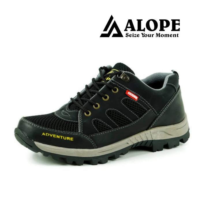Gambar ALOPE - Sepatu Dizon Sepatu Safety Kerja pria dewasa bahan Mesh ready - F11HitamNoSafty, 40 dari Alope Official undefined Tokopedia