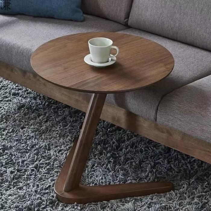 Gambar Stock Solid Wood Side Dining Table Coffee Tea Round Furniture Living Room Camping Cafe Wood Table dari Iridescent Pulse undefined Tokopedia