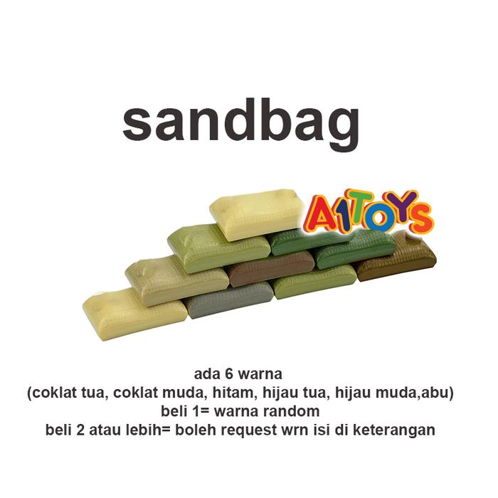 Gambar Mainan tentara mainan perang mainanperang perangan mainan tentara tentaraan mainan tentara merayap tentara plastikminiatur tentara mini - SANDBAG RANDOM dari A1 TOYS undefined Tokopedia