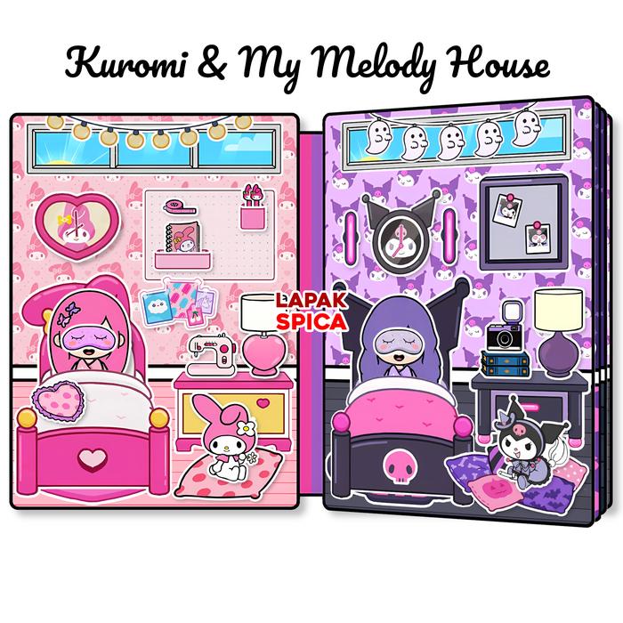 Gambar Buku Toca Boca Paper Doll (Sudah Disusun Siap Main) - Kuromi MyMelody dari Lapak Spica undefined Tokopedia