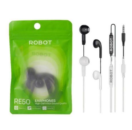 Jual it murah Earphone Handsfree ROBOT RE50 RE 50 IN EAR WIRED