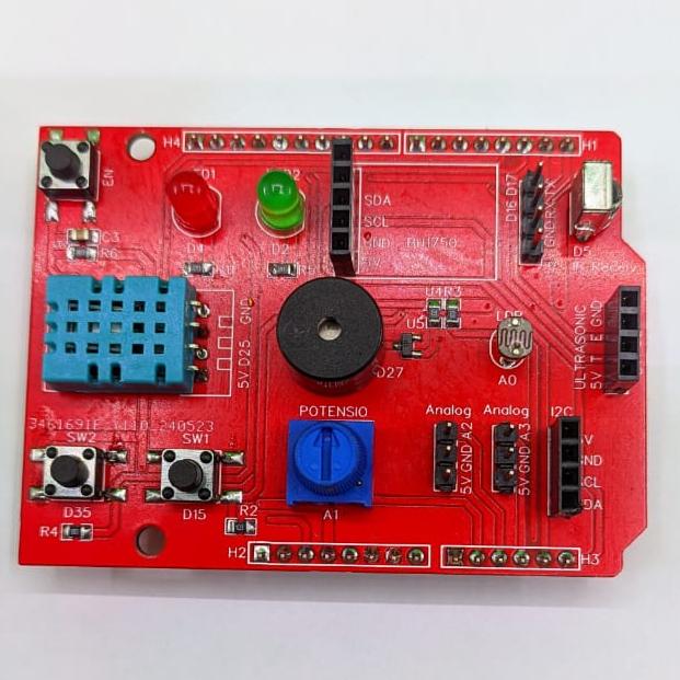 Gambar Arduino Shield 12in1 Sensor DHT LDR Potensio DLL For ardulora arduino UNO - TanpaSenTambhn dari Egrotek undefined Tokopedia