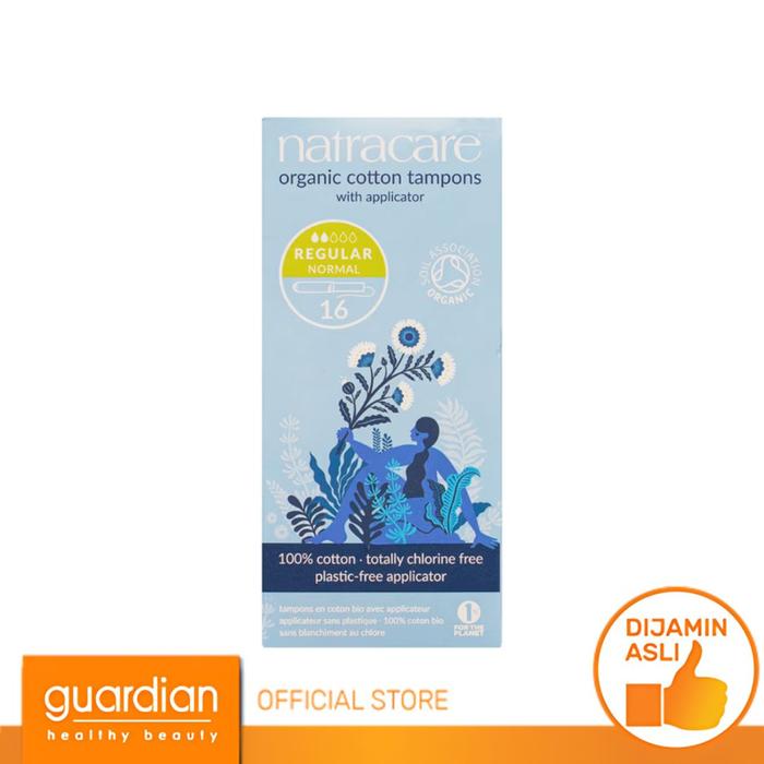 Gambar Natracare Cotton Tampons Water Applicator 16 Pcs dari Guardian Official Store undefined Tokopedia