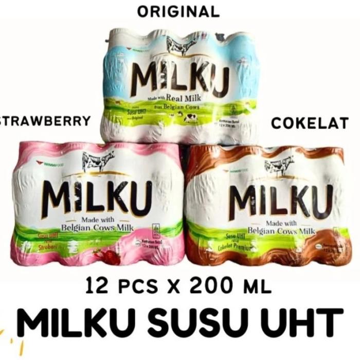 Gambar Milku Aneka Varian 200ml 1dus isi 12pc - Coklat dari Mamy Poko Pants undefined Tokopedia