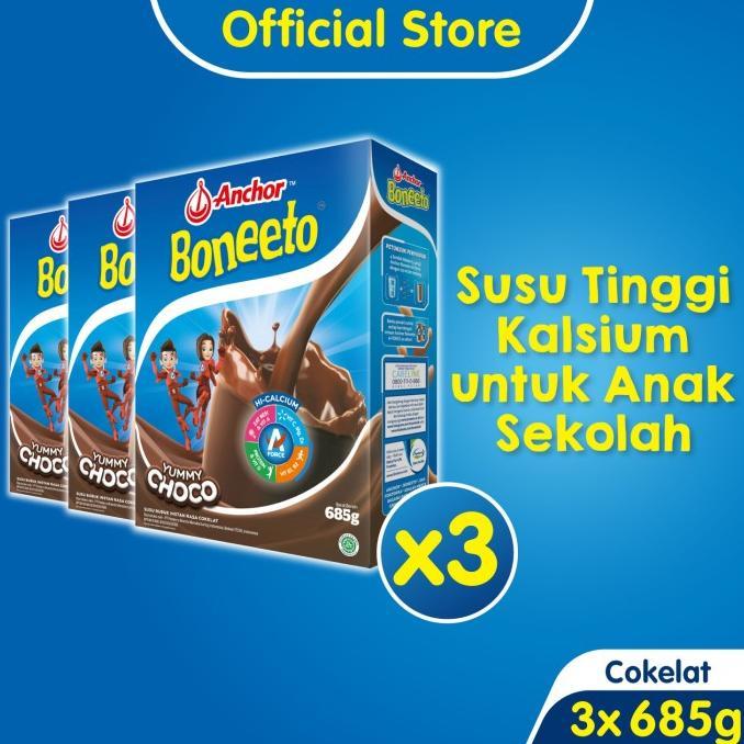 Gambar Boneeto Susu Bubuk Cokelat 3 x 685g- Daya Pikir dan Tubuh Aktif dari mahesa04 undefined Tokopedia