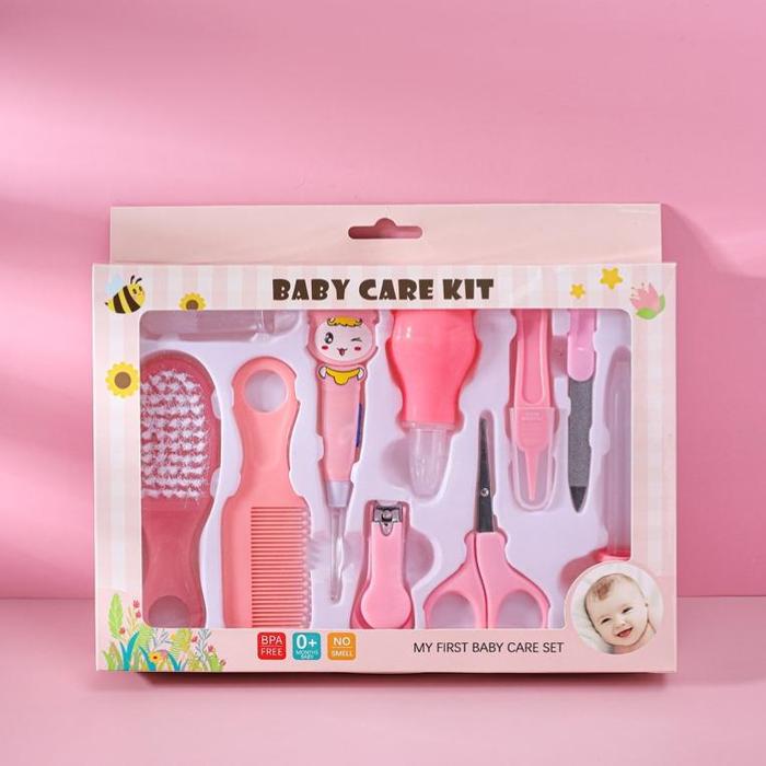 Gambar Reseller Welcome - 6026 Baby Care Kit Set 10 In 1 / Perlengkapan Bayi 10 In 1 / Kit Newborn 10 In 1 / Infant Healthcare Grooming Set - Pink dari djancok1123 undefined Tokopedia