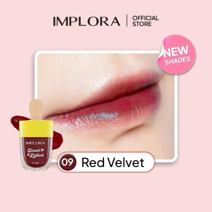 Gambar Implora Cheek And Lip Tint | Lip Tint Implora - 09 Red Velvet  dari MYU Cosmetic undefined Tokopedia