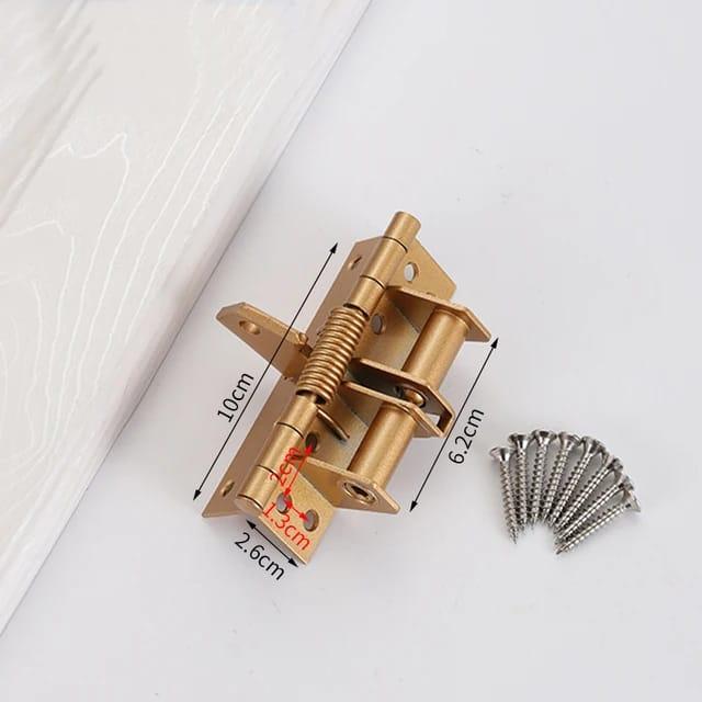 Gambar Engsel Pintu Otomatis / Spring Door Closer Engsel Metal / Alat Penutup Pintu Otomatis - Gold dari Multistok undefined Tokopedia