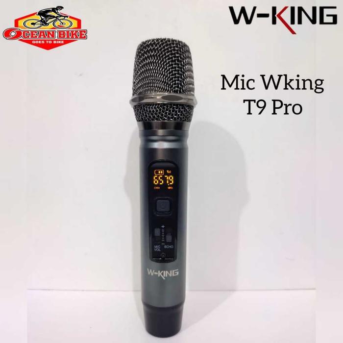 Gambar Mic Karaoke Speaker Wking T9 Wireless Bluetooth Microphone M6 M6+ - Mic Only T9 pro dari Ocean Bike Official undefined Tokopedia