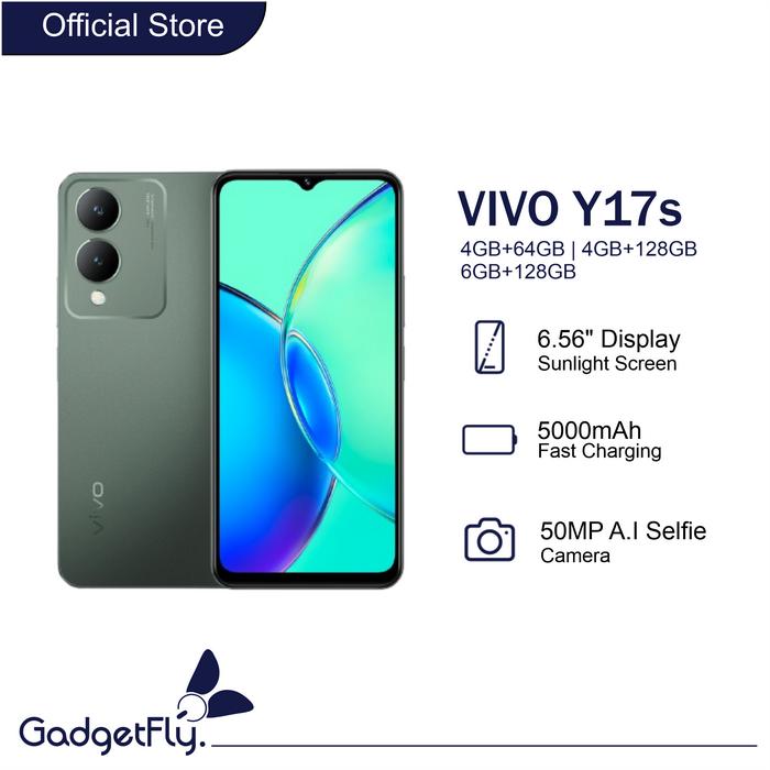 Gambar VIVO Y17s 4/64Gb 4/128Gb 6/128Gb Garansi Resmi VIVO Indonesia - Hijau, 4/64 dari GadgetFly undefined Tokopedia