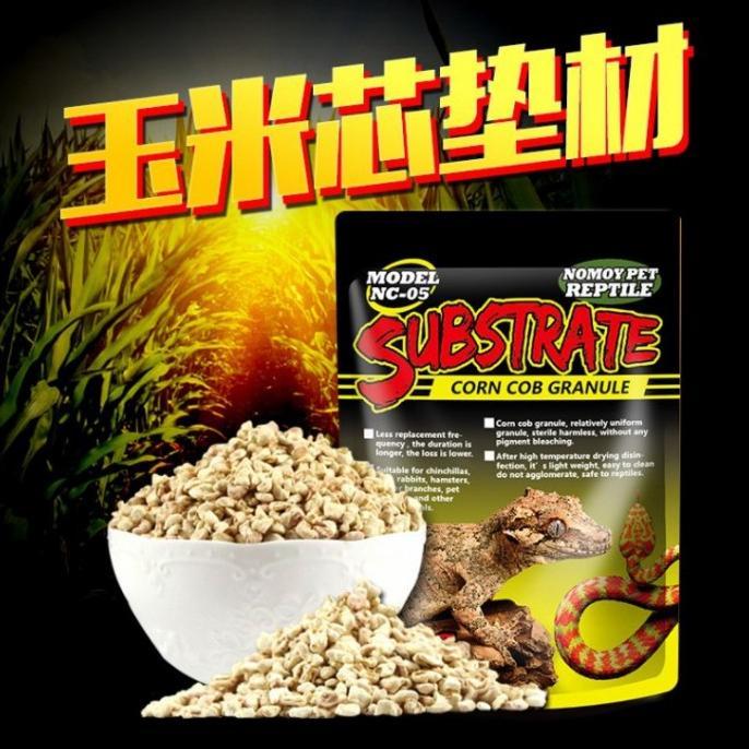 Gambar Corn Cob Alas Kandang Substrate Bedding Hewan Reptil Nomoy NC-05 dari replaynote undefined Tokopedia