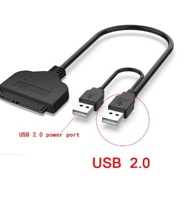 Gambar USB 2.0 TO SATA USB 3.0 TO SATA SUPPORT 2,5" SATA WITH ADAPTOR POWER - usb 2.0 dari TheR Comp undefined Tokopedia