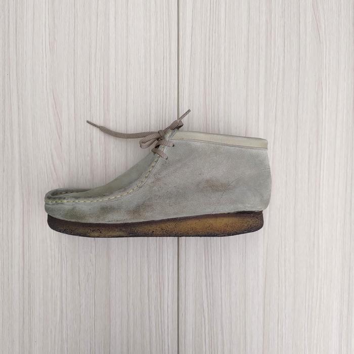 Jual SEPATU KULIT FORMAL CASUAL CLARKS WALLABEE BOOTS SEND SUEDE
