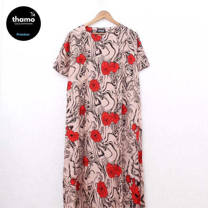 Gambar Daster Premium Fashion All Size nyaman dan lembut - Cream dari Nandita Original undefined Tokopedia