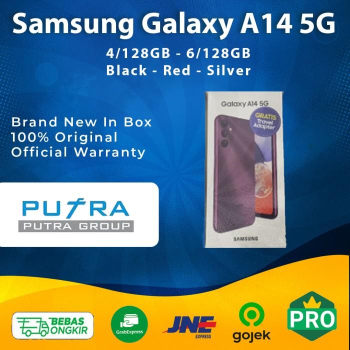 Gambar HP Resmi Samsung Galaxy A14 RAM 6/128GB Smartphone 4G /5G 6,6 Inci - 5G+NFC, 4GB+64GB dari Ponsel TOkopediehp undefined Tokopedia