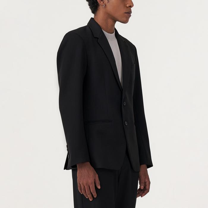 Gambar BLZR.ID MAN BLAZER PRIA SLIM FIT BASIC BLACK - M dari BLZR.ID MAN undefined Tokopedia