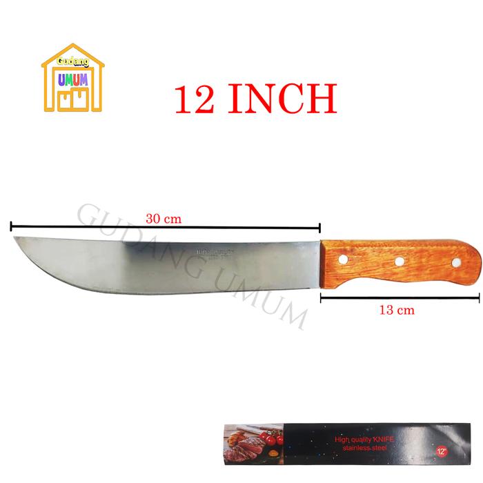 Gambar Pisau Golok Buah Martabak Daging Ukuran 7"-10" TRAMONTINA - YING GUNS - 12" TRANFORTINA dari Gudang Umum 43 undefined Tokopedia