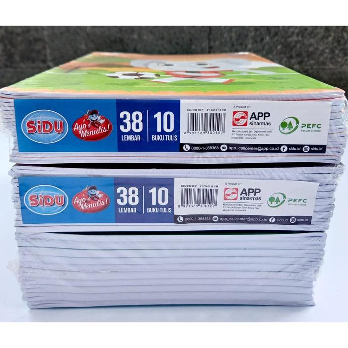 Gambar Best Produck (Promo Gratis) Buku Tulis Sidu Isi 1 Pcs Buku Gratis 1 Pcs Sampul Coklat, 2 Pcs Pensil 2B - isi 38 lembar dari jackpourty undefined Tokopedia