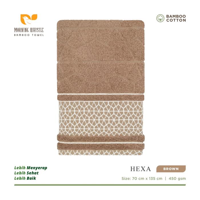 Gambar Handuk Terry Palmer Serat bambu Ukuran 70x140cm 03 - HEXA/BROWN dari handukmurahmanggadua undefined Tokopedia