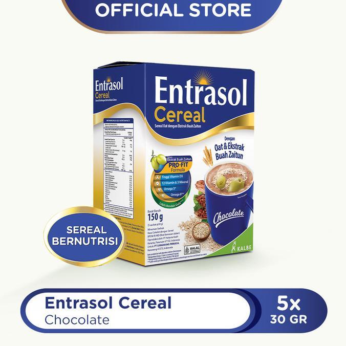Gambar ENTRASOL CEREAL CHOCOLATE (5 Sachet @30gr) dari mahesa04 undefined Tokopedia