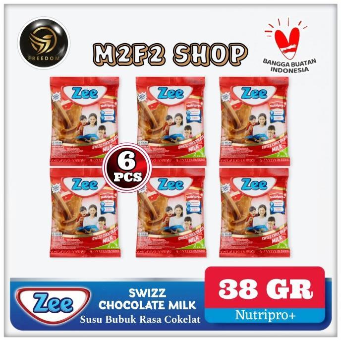 Gambar Susu Zee Swizz Chocolate Milk | Cokelat Sachet - 39 gr (Harga 6 Pcs) dari mahesa04 undefined Tokopedia