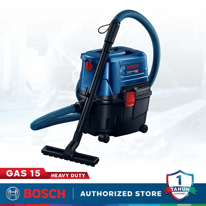 Gambar GAS 15 BOSCH PROFESSIONAL Vacuum Cleaner Wet & Dry GAS15 GAS 15 PS - GAS 15 dari Bosch Tools Authorized SNT undefined Tokopedia